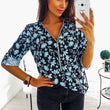 Load image into Gallery viewer, Casual V Neck Front Zipper Blouse (10 colors) - The Sweetest Tee