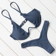 Load image into Gallery viewer, OMKAGI Brand Brazilian Bikini 2019 Swimsuit Swimwear Women Sexy Push Up Swimming Bathing Suit Beachwear Underwire Bikinis Set - The Sweetest Tee