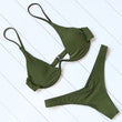 Load image into Gallery viewer, OMKAGI Brand Brazilian Bikini 2019 Swimsuit Swimwear Women Sexy Push Up Swimming Bathing Suit Beachwear Underwire Bikinis Set - The Sweetest Tee