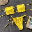 Load image into Gallery viewer, OMKAGI Bandeau Bikini 2020 Swimsuit Women Swimwear Biquinis Sexy Push Up Swimming Bathing Suit Beachwear Micro Bikini Set - The Sweetest Tee