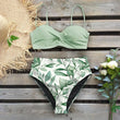 Load image into Gallery viewer, 2020 Sexy Leaf Print Bikini Female Swimsuit Women Swimwear Thong Push Up Bikinis Set High Waist Swimming Suits for Bathing Suit