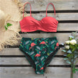 Load image into Gallery viewer, 2020 Sexy Leaf Print Bikini Female Swimsuit Women Swimwear Thong Push Up Bikinis Set High Waist Swimming Suits for Bathing Suit