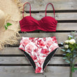 Load image into Gallery viewer, 2020 Sexy Leaf Print Bikini Female Swimsuit Women Swimwear Thong Push Up Bikinis Set High Waist Swimming Suits for Bathing Suit