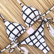 Load image into Gallery viewer, Sexy Halter Swimsuit Push Up 2021 Brazilian Bikini Tropical Plant Print Swimwear String Mini Swimsuit Women Thong Micro Bikini
