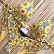 Load image into Gallery viewer, Sexy Halter Swimsuit Push Up 2021 Brazilian Bikini Tropical Plant Print Swimwear String Mini Swimsuit Women Thong Micro Bikini