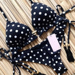 Load image into Gallery viewer, Sexy Halter Swimsuit Push Up 2021 Brazilian Bikini Tropical Plant Print Swimwear String Mini Swimsuit Women Thong Micro Bikini