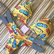 Load image into Gallery viewer, Sexy Halter Swimsuit Push Up 2021 Brazilian Bikini Tropical Plant Print Swimwear String Mini Swimsuit Women Thong Micro Bikini