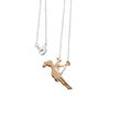 Load image into Gallery viewer, Little Girl Swinging Necklace (2 colors) - The Sweetest Tee