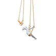 Load image into Gallery viewer, Little Girl Swinging Necklace (2 colors) - The Sweetest Tee