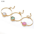 Load image into Gallery viewer, Natural Stone Druzy Gold Bracelet (3 colors) - The Sweetest Tee