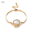 Load image into Gallery viewer, Natural Stone Druzy Gold Bracelet (3 colors) - The Sweetest Tee