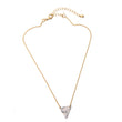 Load image into Gallery viewer, Marble Triangle Layered Pendant Necklace - The Sweetest Tee