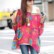 Load image into Gallery viewer, Chiffon Batwing Plus Size Blouse (30 designs) - The Sweetest Tee