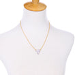 Load image into Gallery viewer, Marble Triangle Layered Pendant Necklace - The Sweetest Tee