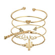 Load image into Gallery viewer, Bohemian Geometric Metal Chain Bracelets - Set of 4 - The Sweetest Tee