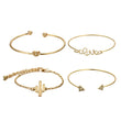 Load image into Gallery viewer, Bohemian Geometric Metal Chain Bracelets - Set of 4 - The Sweetest Tee
