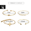 Load image into Gallery viewer, Bohemian Geometric Metal Chain Bracelets - Set of 4 - The Sweetest Tee