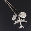 Load image into Gallery viewer, "Every Journey Starts With One Step" Travel Necklace (5 designs) - The Sweetest Tee