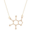 Load image into Gallery viewer, Geometric Statement Necklace Women Female Serotonin Molecule Pendant DNA Polygon Caffeine Chain Necklace Jewelry Gift For Girls