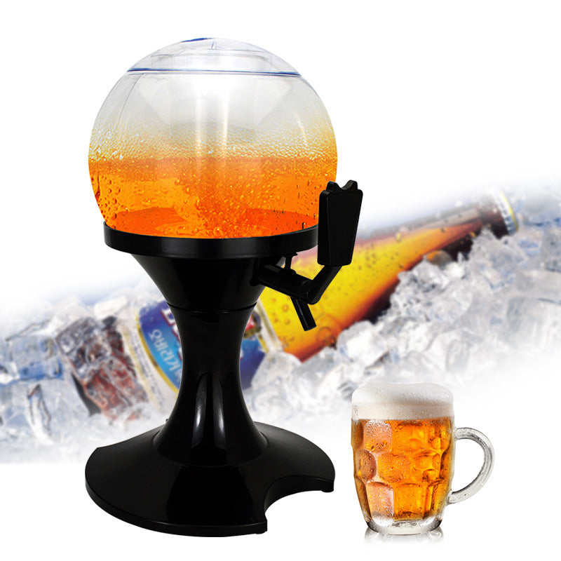 Spherical beer cannon