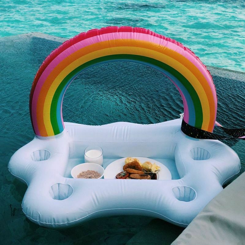 Inflatable water ice bar