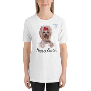 Happy Easter Yorkie Unisex T-Shirt - The Sweetest Tee