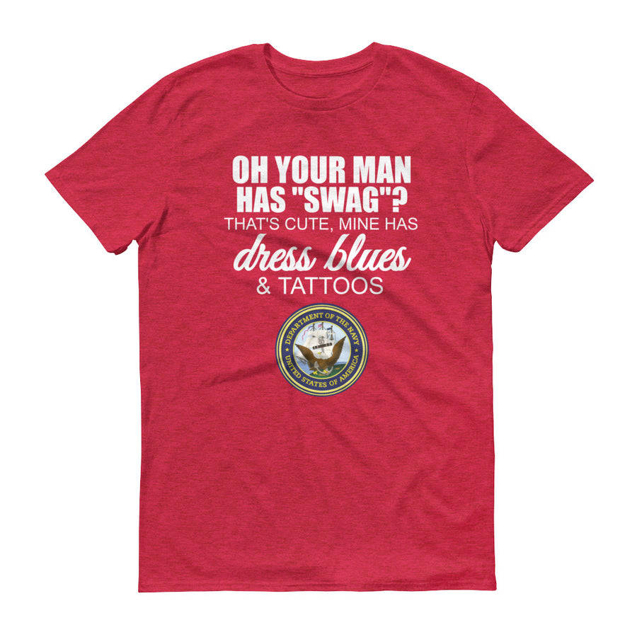 OH YOUR MAN HAS SWAG... US Navy Cotton Tee (8 colors) - The Sweetest Tee