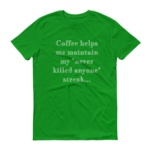 COFFEE HELPS... Unisex Tee (14 colors) - The Sweetest Tee