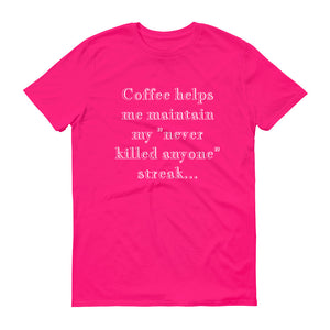 COFFEE HELPS... Unisex Tee (14 colors) - The Sweetest Tee