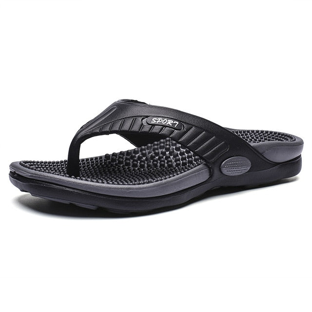 Massage Flip-flops Summer Men Slippers Beach Sandals Comfortable Men Casual Shoes Fashion Men Flip Flops Hot Sell Footwear 2021