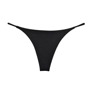 Morna Sexy Women's Thong Thin Strap Underwear Sports Solid Low Rise Swimming Trunks G-string Ladies Panties Bottoming Hot Bikini