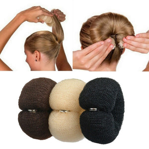 1pc Hair Bun Maker Donut Magic Foam Sponge Easy Big Ring Hair Styling Tools Hairstyle Hair Accessories For Girls Women
