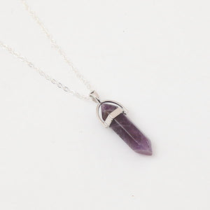 Natural Agate Stone Necklace (6 colors) - The Sweetest Tee
