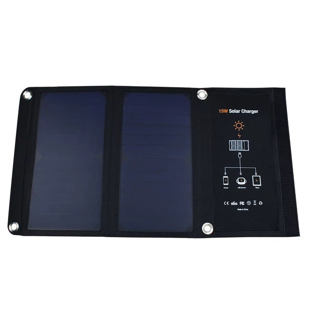 15W Portable Solar Charger Waterproof - The Sweetest Tee