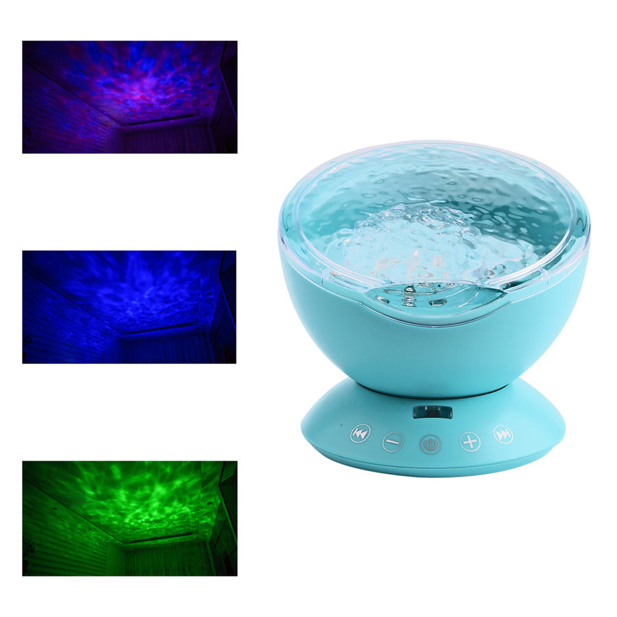 USB Ocean Night Light Projector & Mini Portable Speaker (3 colors) - The Sweetest Tee
